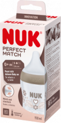 【dm】Babyflasche Perfect Match, braun, 0-6 Monate, 150ml, 1 St