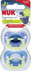 【rossmann】Beruhigungssauger Signature Night, Blau 18-36 Monate