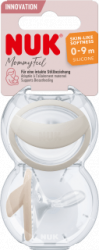 【dm】Schnuller Mommy Feel Silikon, creme, Gr.1, 0-9 Monate, 2 St